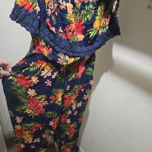 Floral Tropical Jumpsuit
